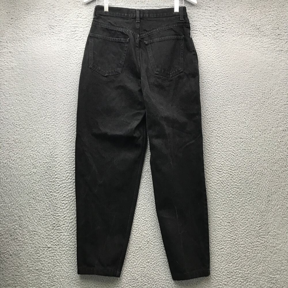Vintage Gap Denim Jeans Womens 26/27 Tapered Leg Reverse Fit Dark Wash Black - Picture 8 of 8